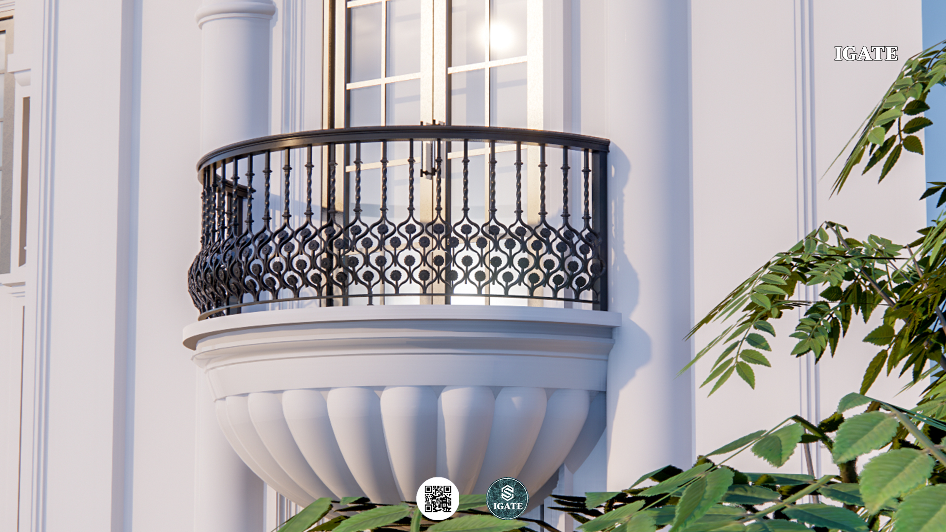 Thiet Ke Ban Cong Dep Igate Tai Ha Noi-bc-3d10