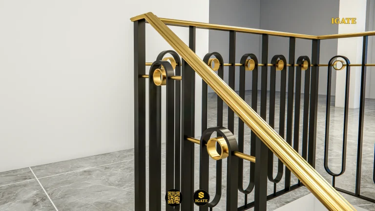 Thi-cong-cau-thang-sat-dong-dep